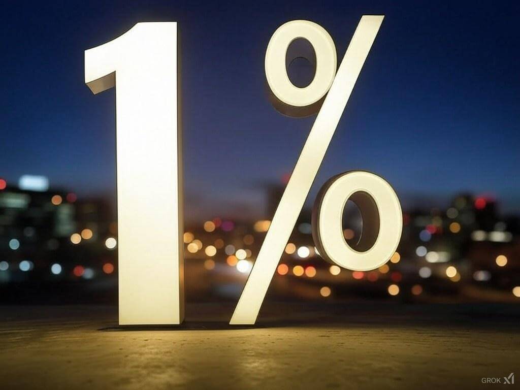 1 percent listing commission